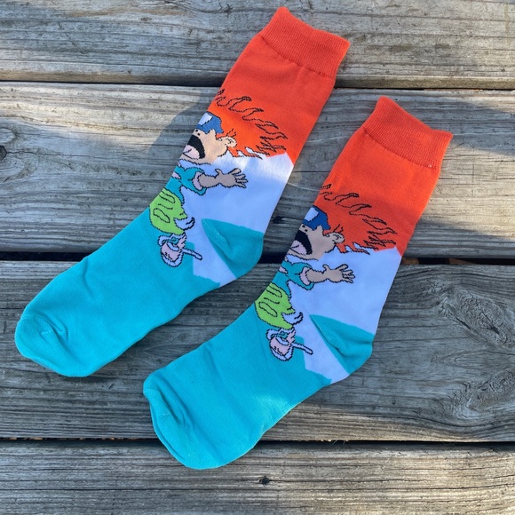 Chucky Rugrats Socks - Picture 2 of 2